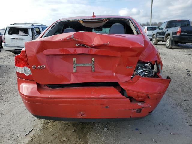 YV1MS382752056414 - 2005 VOLVO S40 2.4I RED photo 6