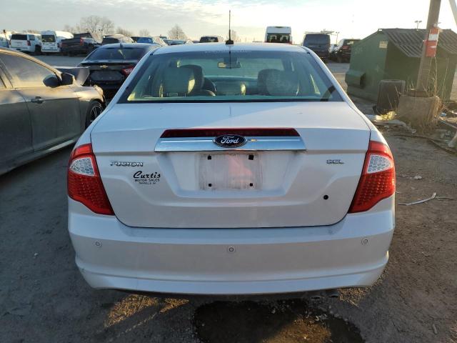 3FAHP0JA3BR340127 - 2011 FORD FUSION SEL WHITE photo 6