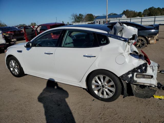 5XXGU4L34HG157217 - 2017 KIA OPTIMA EX WHITE photo 2