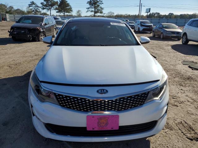 5XXGU4L34HG157217 - 2017 KIA OPTIMA EX WHITE photo 5