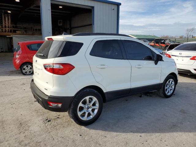MAJ3S2GEXLC395186 - 2020 FORD ECOSPORT SE WHITE photo 3