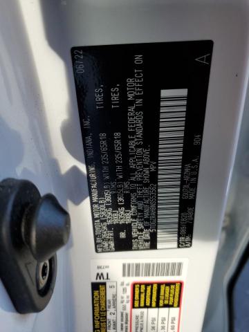 5TDGZRAH8NS553562 - 2022 TOYOTA HIGHLANDER XLE WHITE photo 13
