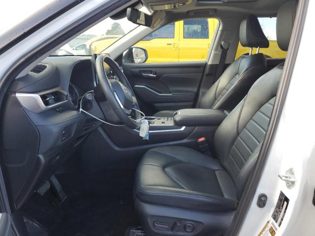 5TDGZRAH8NS553562 - 2022 TOYOTA HIGHLANDER XLE WHITE photo 7