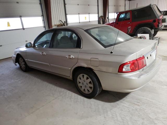 KNAGD126555412190 - 2005 KIA OPTIMA LX BEIGE photo 2