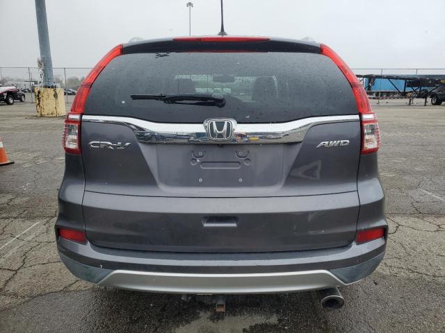 2HKRM4H73FH707187 - 2015 HONDA CR-V EXL SILVER photo 6