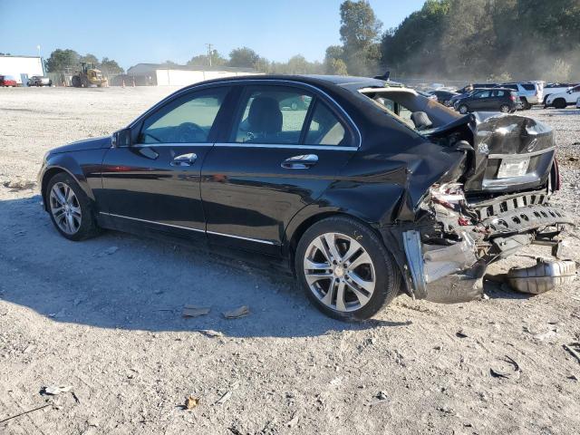 WDDGF8BBXCF855743 - 2012 MERCEDES-BENZ C 300 4MATIC BLACK photo 2