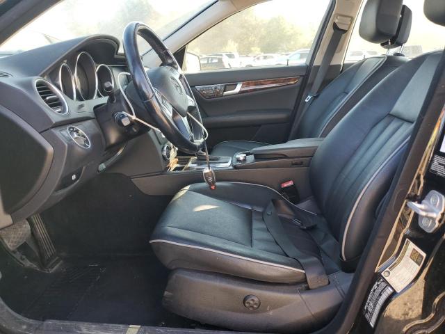 WDDGF8BBXCF855743 - 2012 MERCEDES-BENZ C 300 4MATIC BLACK photo 7
