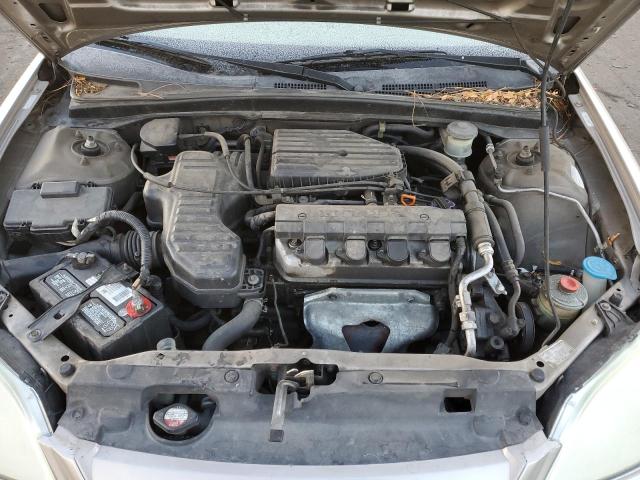 2HGES16572H591176 - 2002 HONDA CIVIC LX GOLD photo 11