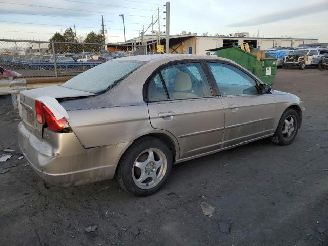 2HGES16572H591176 - 2002 HONDA CIVIC LX GOLD photo 3