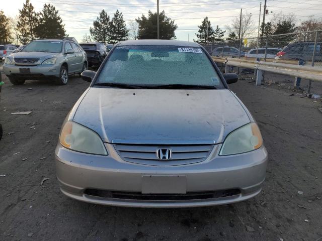 2HGES16572H591176 - 2002 HONDA CIVIC LX GOLD photo 5