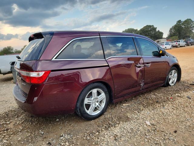 5FNRL5H91DB063498 - 2013 HONDA ODYSSEY TOURING MAROON photo 3