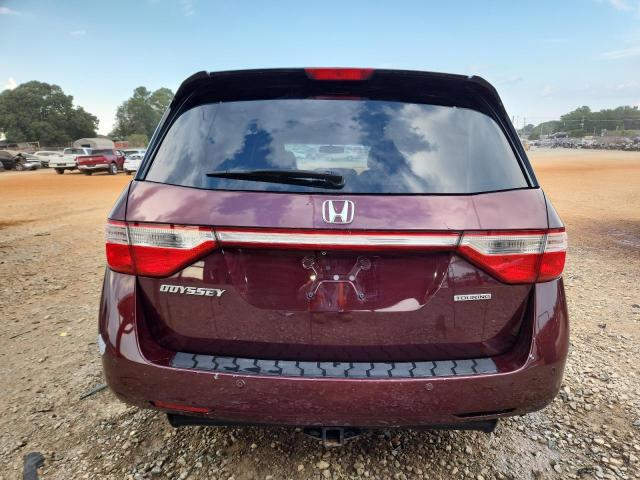 5FNRL5H91DB063498 - 2013 HONDA ODYSSEY TOURING MAROON photo 6