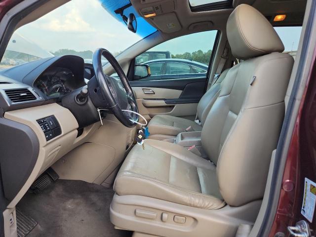 5FNRL5H91DB063498 - 2013 HONDA ODYSSEY TOURING MAROON photo 7