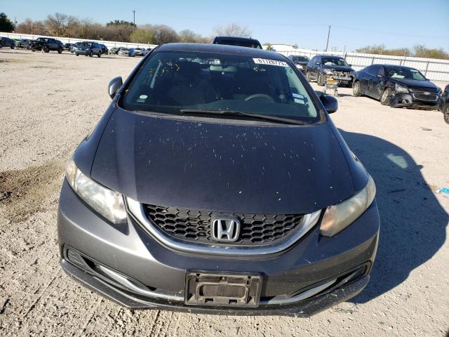 2HGFB2F50DH545301 - 2013 HONDA CIVIC LX GRAY photo 5