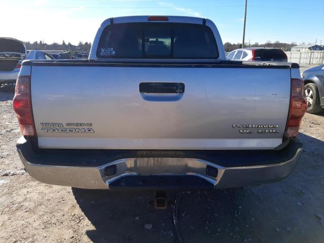 3TMJU62N28M067017 - 2008 TOYOTA TACOMA DOUBLE CAB PRERUNNER SILVER photo 6