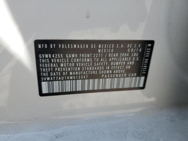 3VW4T7AU1HM013347 - 2017 VOLKSWAGEN GTI S 白色 照片 12