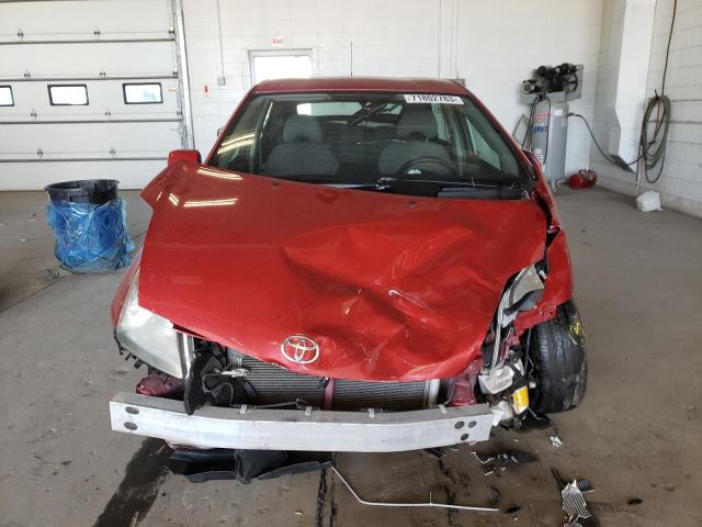 JTDKB20U983350304 - 2008 TOYOTA PRIUS RED photo 5