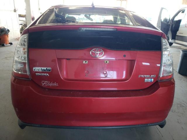 JTDKB20U983350304 - 2008 TOYOTA PRIUS RED photo 6