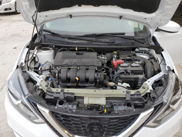 3N1AB7AP5KY380189 - 2019 NISSAN SENTRA S WHITE photo 11