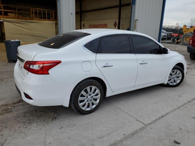 3N1AB7AP5KY380189 - 2019 NISSAN SENTRA S WHITE photo 3