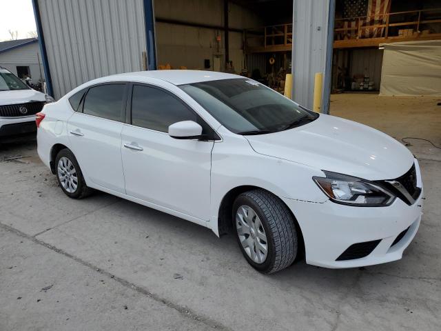 3N1AB7AP5KY380189 - 2019 NISSAN SENTRA S WHITE photo 4