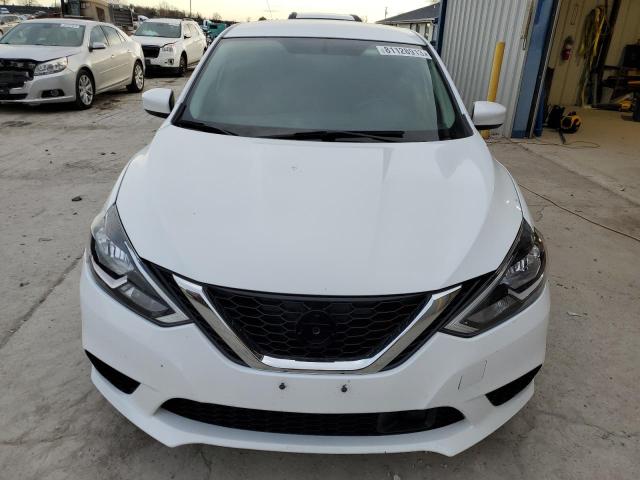 3N1AB7AP5KY380189 - 2019 NISSAN SENTRA S WHITE photo 5