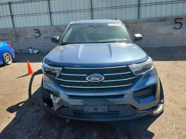 1FMSK8DH5LGC46728 - 2020 FORD EXPLORER XLT 青色 照片 5