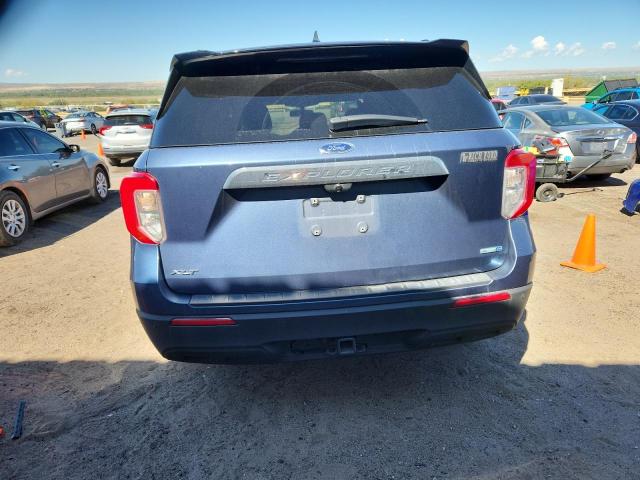 1FMSK8DH5LGC46728 - 2020 FORD EXPLORER XLT 青色 照片 6