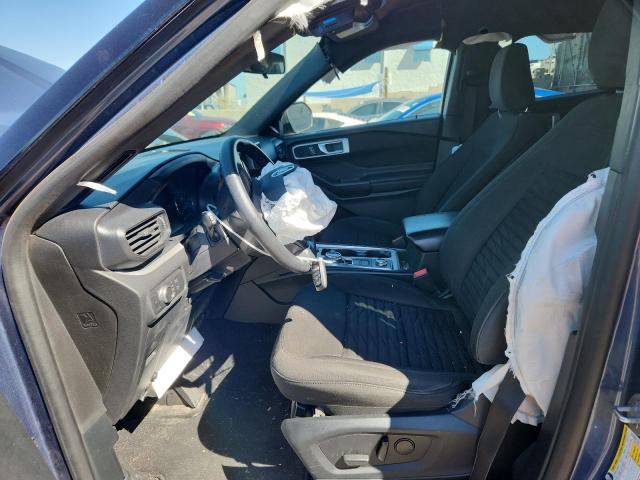 1FMSK8DH5LGC46728 - 2020 FORD EXPLORER XLT 青色 照片 7