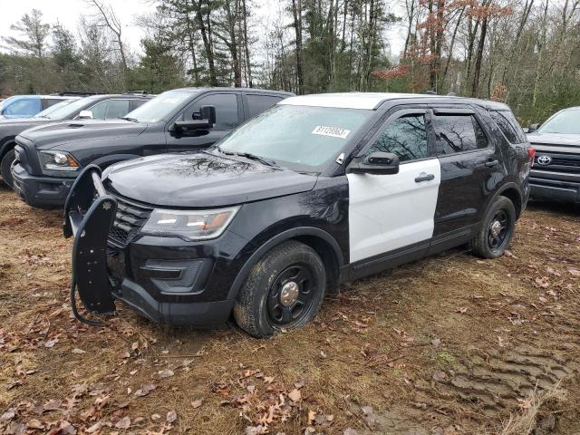 1FM5K8AR2KGB45915 - 2019 FORD EXPLORER POLICE INTERCEPTOR BLACK photo 1