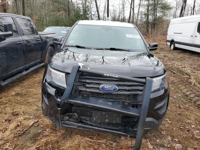 1FM5K8AR2KGB45915 - 2019 FORD EXPLORER POLICE INTERCEPTOR BLACK photo 5