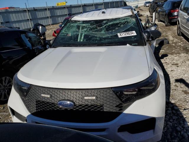 1FM5K8AB8NGC26375 - 2022 FORD EXPLORER POLICE INTERCEPTOR 白色 照片 5