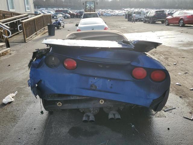 1G1YY34U755127843 - 2005 CHEVROLET CORVETTE BLUE photo 6