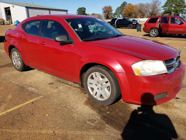 1C3CDZAB6CN311451 - 2012 DODGE AVENGER SE RED photo 4