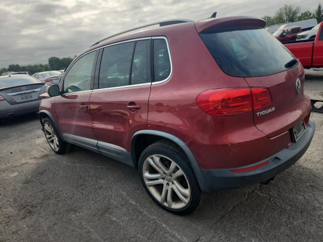 WVGBV7AX8CW097766 - 2012 VOLKSWAGEN TIGUAN S RED photo 2