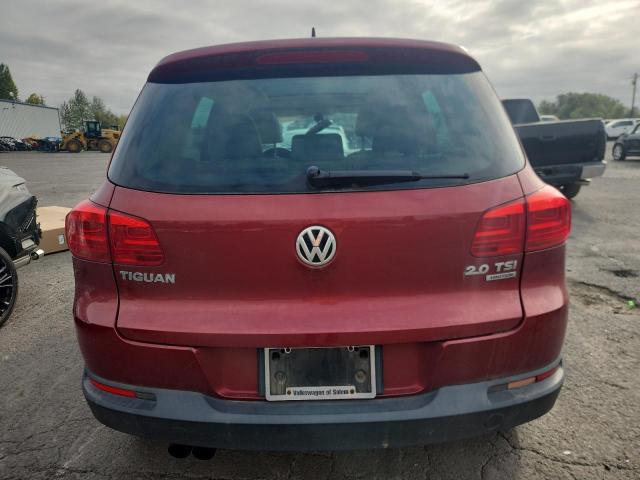 WVGBV7AX8CW097766 - 2012 VOLKSWAGEN TIGUAN S RED photo 6