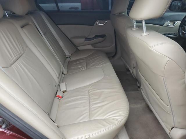 19XFB2F93CE053728 - 2012 HONDA CIVIC EXL Կարմիր լուսանկար 10