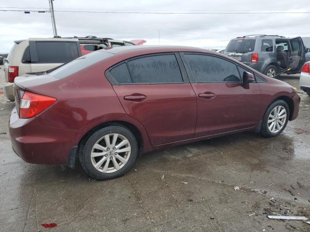 19XFB2F93CE053728 - 2012 HONDA CIVIC EXL RED photo 3