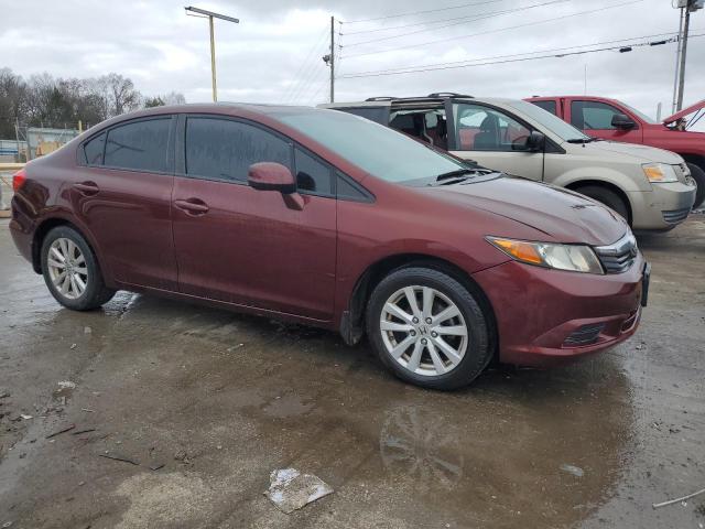 19XFB2F93CE053728 - 2012 HONDA CIVIC EXL Կարմիր լուսանկար 4