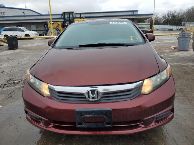 19XFB2F93CE053728 - 2012 HONDA CIVIC EXL Կարմիր լուսանկար 5