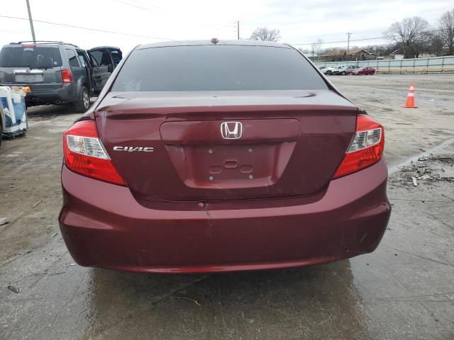 19XFB2F93CE053728 - 2012 HONDA CIVIC EXL Կարմիր լուսանկար 6
