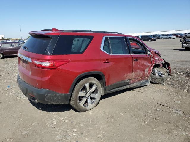 1GNEVHKW5KJ207348 - 2019 CHEVROLET TRAVERSE LT RED photo 3