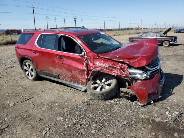 1GNEVHKW5KJ207348 - 2019 CHEVROLET TRAVERSE LT RED photo 4