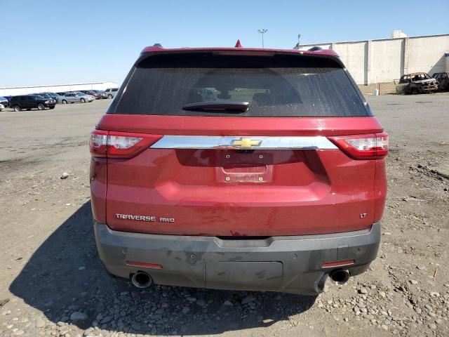 1GNEVHKW5KJ207348 - 2019 CHEVROLET TRAVERSE LT RED photo 6
