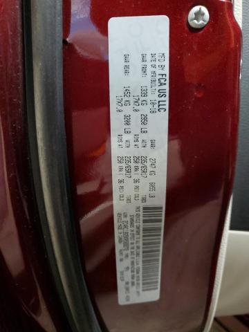 2C4RC1BG5KR569272 - 2019 CHRYSLER PACIFICA TOURING L Շագանակագույն լուսանկար 14