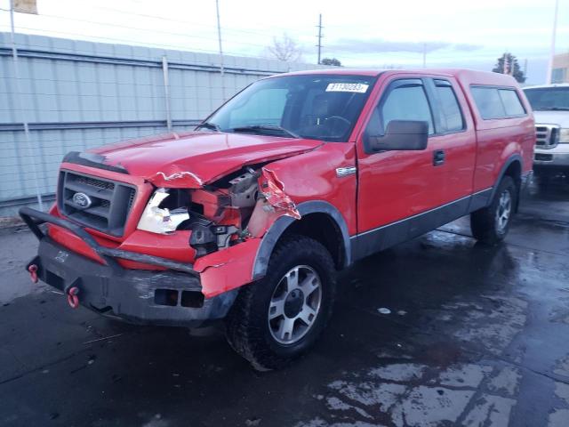 1FTPX14544NB97107 - 2004 FORD F150 RED photo 1