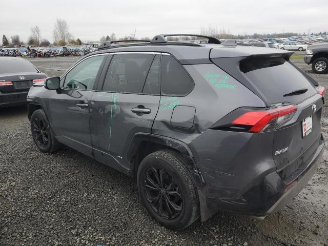 4T3T6RFV1NU103918 - 2022 TOYOTA RAV4 SE GRAY photo 2