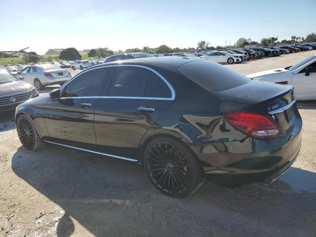 55SWF4JB9GU144530 - 2016 MERCEDES-BENZ C 300 BLACK photo 2