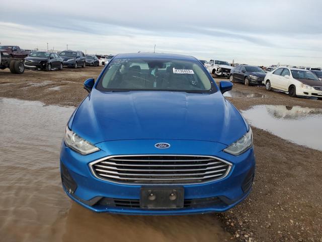 3FA6P0G75KR218761 - 2019 FORD FUSION S BLUE photo 5