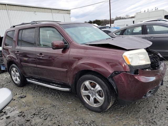 5FNYF4H75CB028800 - 2012 HONDA PILOT EXLN BURGUNDY photo 4